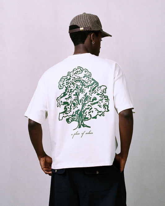 phillips tee - bone/forest