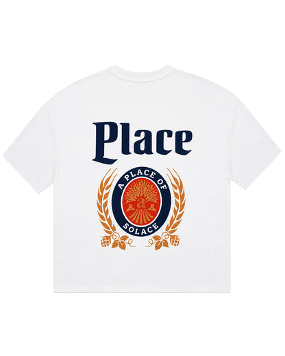 draught tee - ivory/midnight