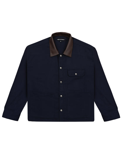 clayton jacket - midnight/cocoa