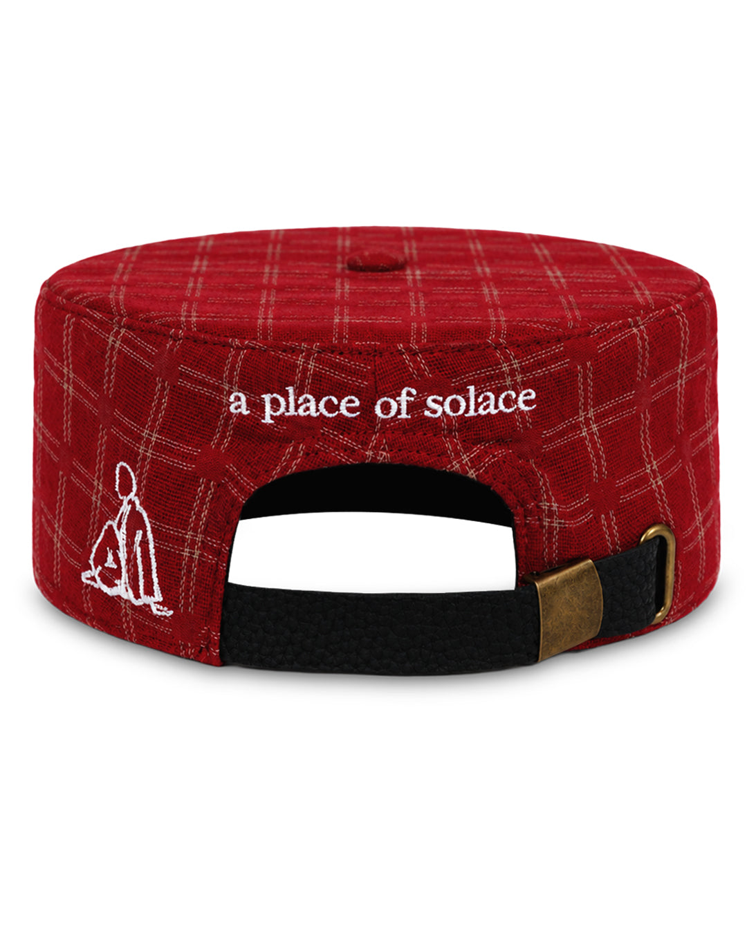 "a" pillbox cap - fresno/ivory