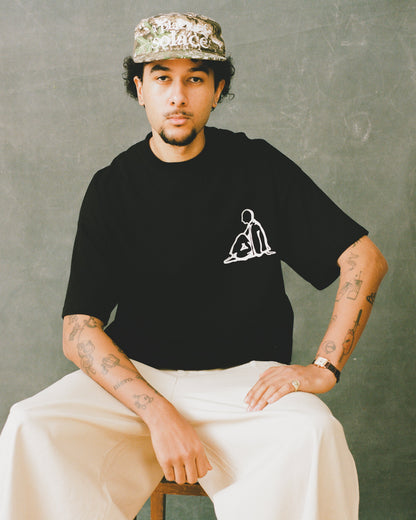 type tee - black/ivory