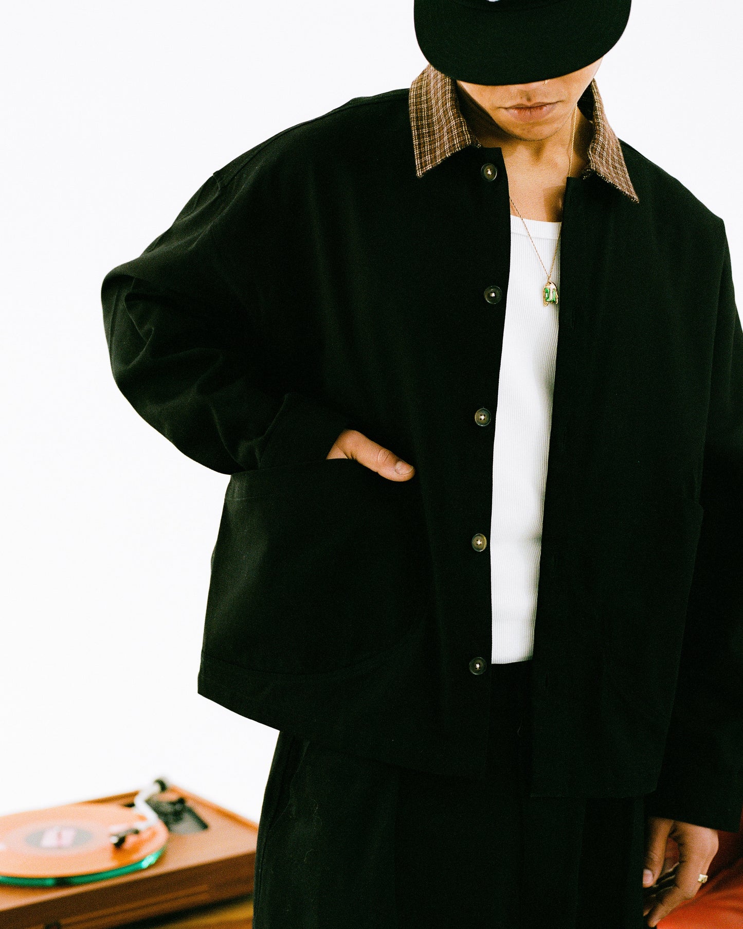 isabella jacket - black/cocoa