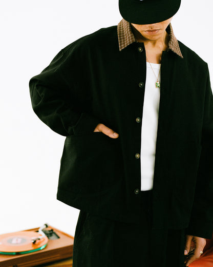 isabella jacket - black/cocoa