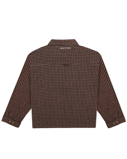 lindley half zip - cocoa/ivory