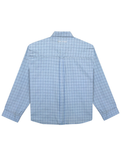 grafton shirt - sky/ivory