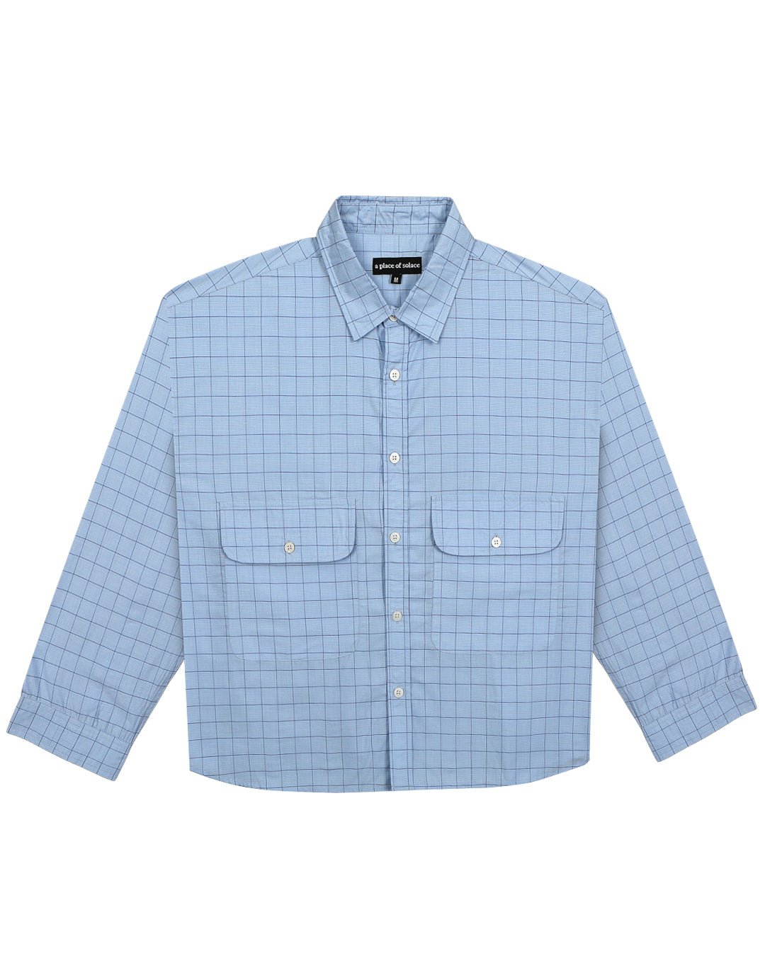 grafton shirt - sky/ivory