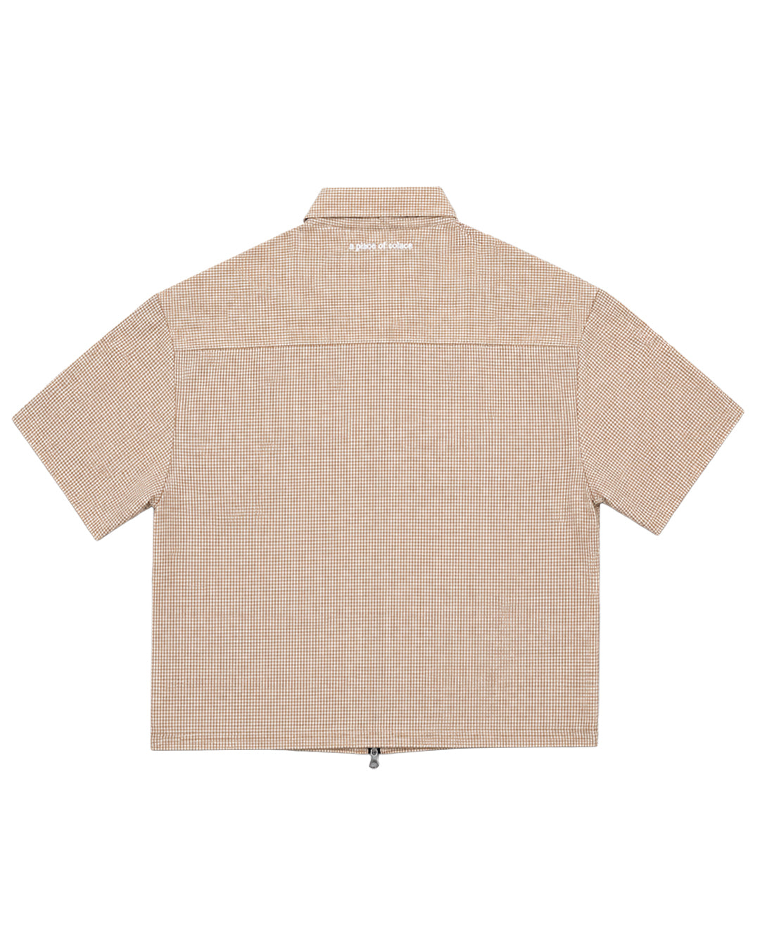 ashton shirt - caramel/ivory