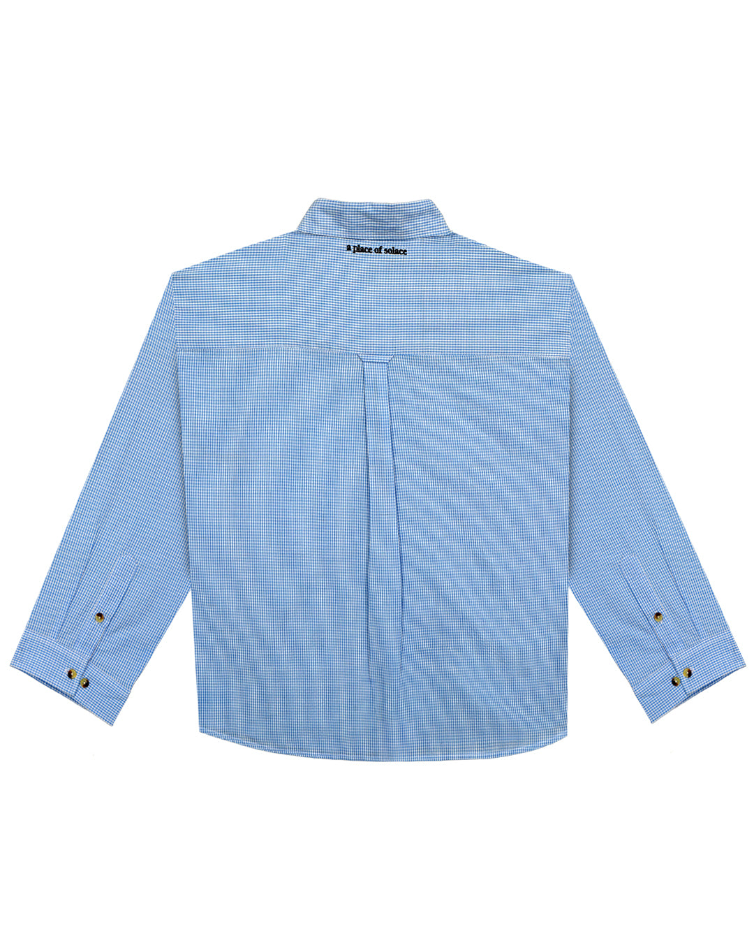 picnic shirt - sky/ivory