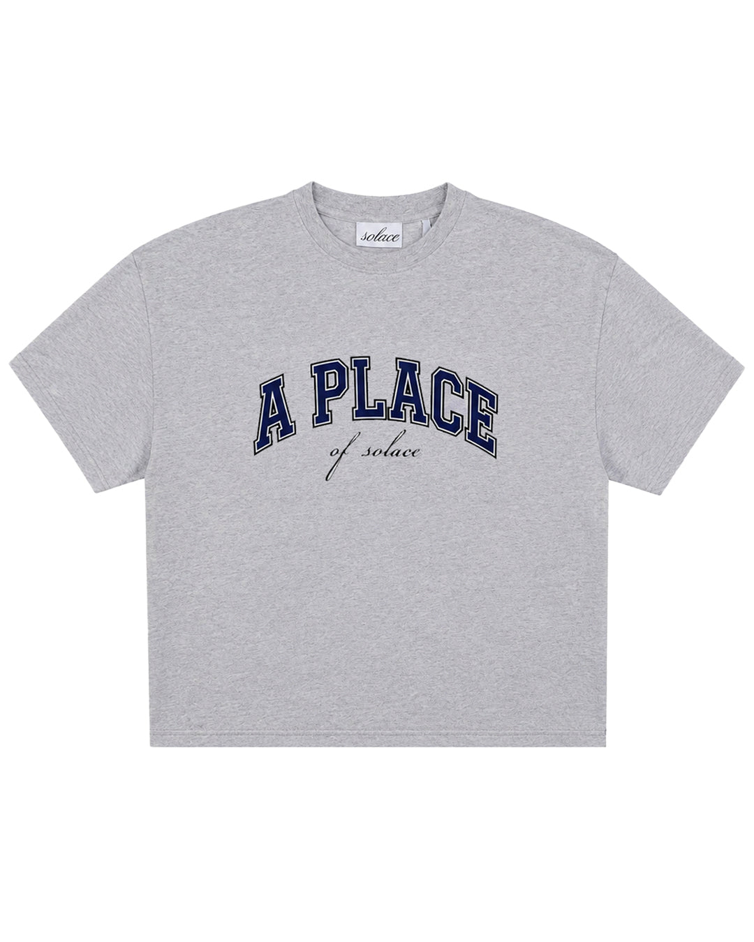 academy tee - heather/midnight